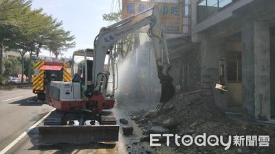 快訊／台中東勢工地「挖斷管線」！大量天然氣外洩…現場出水警戒中