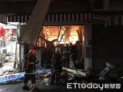 台南永康洗衣店疑氣爆起火　4人受灼傷搶救送醫