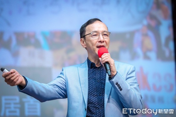 ▲朱立倫受邀世新大學演講。（圖／朱立倫辦公室提供）