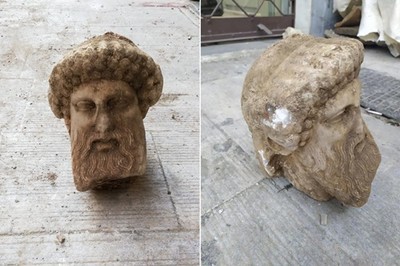雅典挖下水道…驚見「2300年前神像」容貌超完整！　古老用途曝光