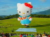 台東限定　KITTY熱氣球鹿野高台現身