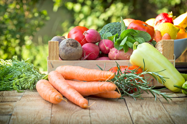 ▲蔬果、水果、膳食纖維、紅蘿蔔、花椰菜。（示意圖／123RF）