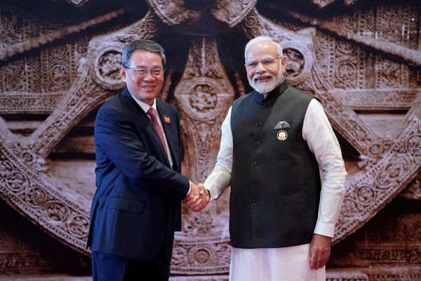 ▲▼大陸國務院總理李強出席印度G20峰會。（圖／路透社）