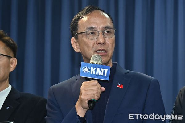 ▲▼國民黨第11屆新科立法委員座談會結束，朱立倫出面宣示國民黨團結一致支持「韓江配」。（圖／記者李毓康攝）