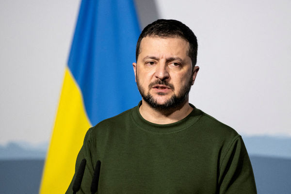 ▲▼烏克蘭總統澤倫斯基（Volodymyr Zelenskyy）。（圖／路透）