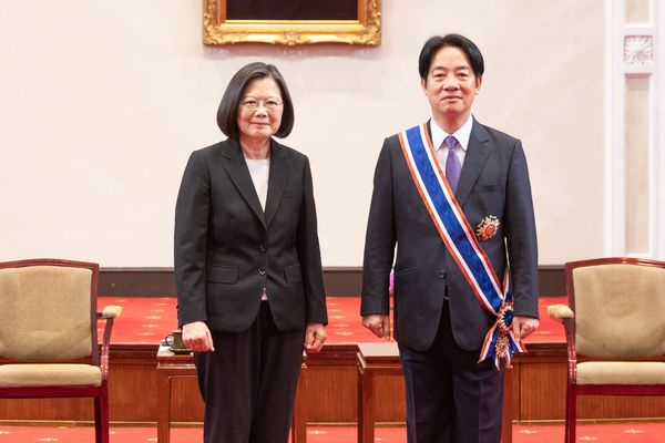 ▲▼總統蔡英文頒授賴清德等13位政務官員勳章。（圖／總統府提供）