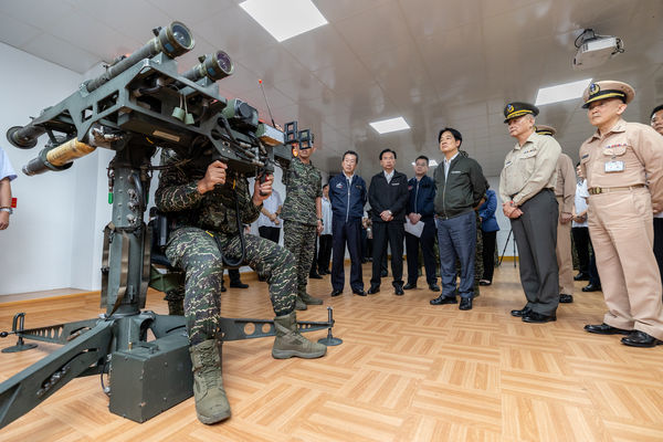▲總統賴清德勗勉「海軍陸戰隊66旅」。（圖／總統府提供）