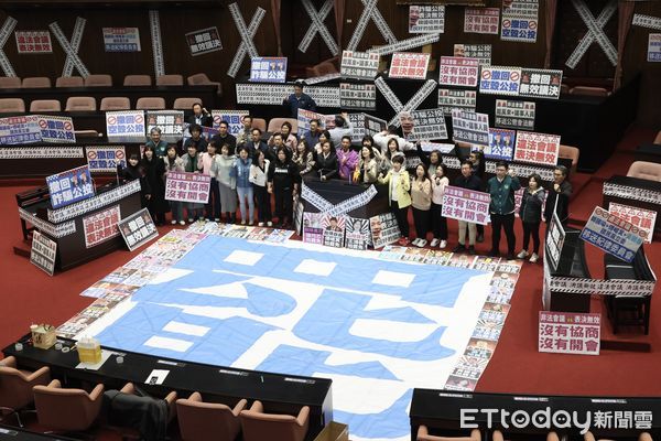 ▲▼民進黨團持續佔領議場 立法院院會。（圖／記者屠惠剛攝）