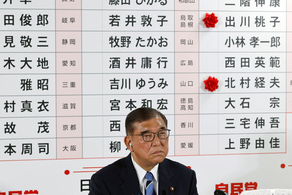 ▲日本參議院大選自民黨失利。日本首相、自民黨總裁石破茂無意下台。（圖／路透）