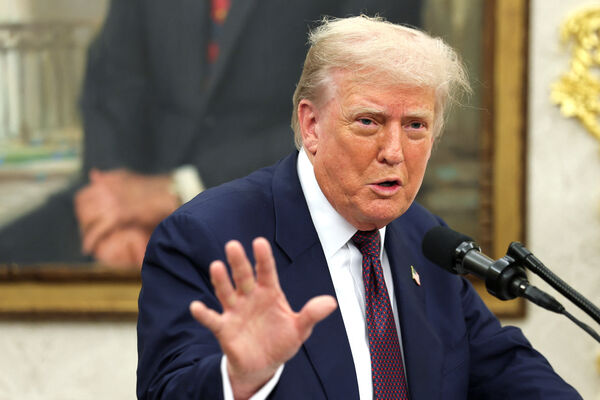 ▲▼美國總統川普將向對美進口半導體課徵100%關稅。（圖／路透）