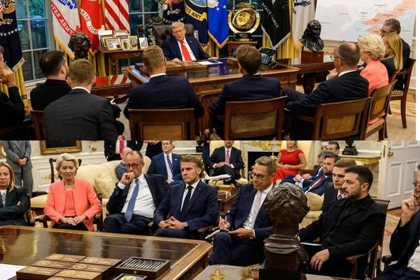 ▲▼  川普、七國領導人、白宮           。（圖／翻攝 白宮官方IG）