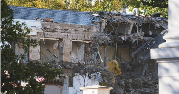 川普拆除白宮東翼「計畫興建宴會廳」　遊客震驚：難以置信