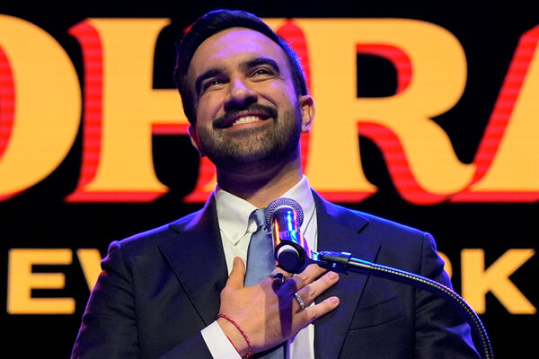 ▲年僅34歲的穆斯林政治新星曼達尼當選紐約市長，預計明年1月就任。（圖／達志影像／美聯社）