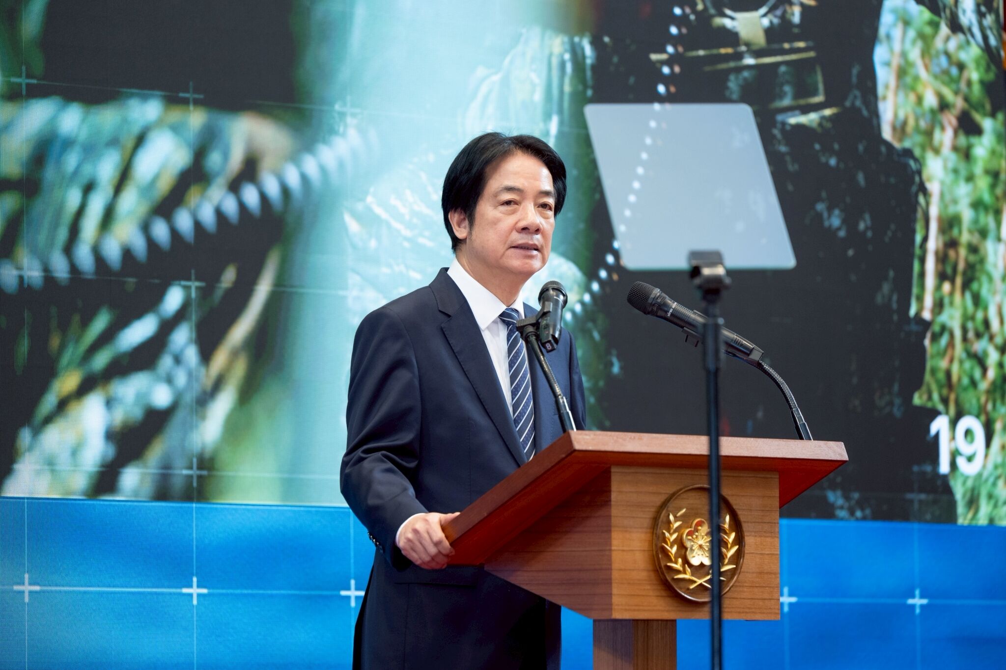 ▲總統賴清德召開「守護民主台灣國安行動方案」國安高層會議記者會。（圖／總統府提供）