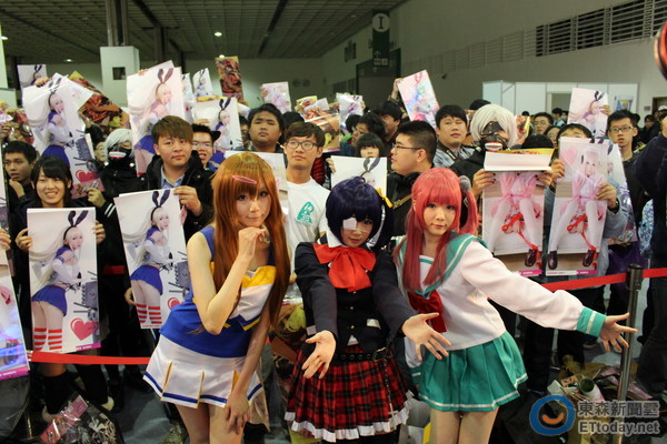 曼迪传播於今年的台北国际动漫节中,邀请到台湾知名 coser 「肉感少女